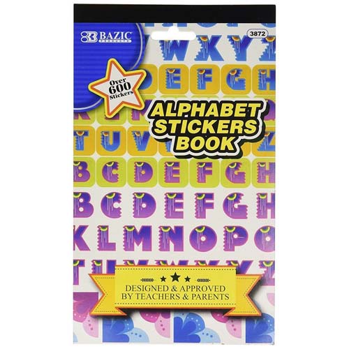 BAZIC ALPHABET STICKER BOOK