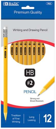 BAZIC #2 PREMIUM YELLOW PENCIL