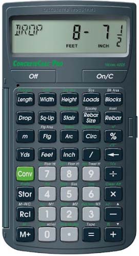 CALCULATOR CONCRETECALC PRO