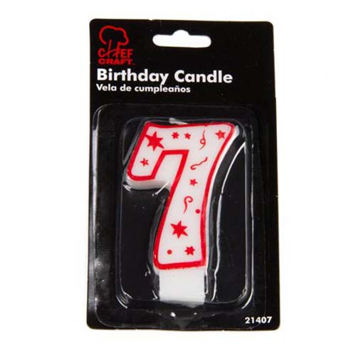 CC BIRTHDAY CANDLE #7