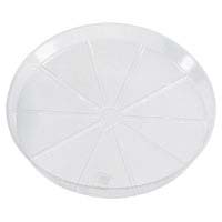 SAUCER PLASTIC CLEAR 10IN