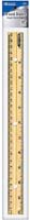 BAZIC 12"" WOODEN RULER