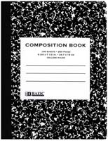 COMPOSITION MARBLE BOOK BLK