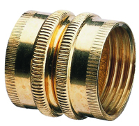 Gilmour 807734-1001 Hose Adapter, 3/4 in FNH x 3/4 in FNH, Brass