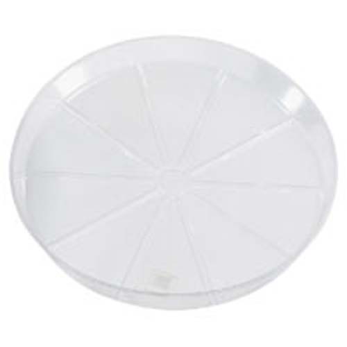 SAUCER PLASTIC CLEAR 10IN