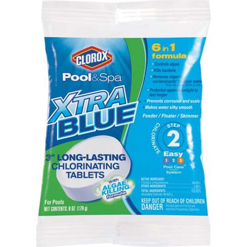 CLOROX CHLORINE TABLET 3" 8OZ