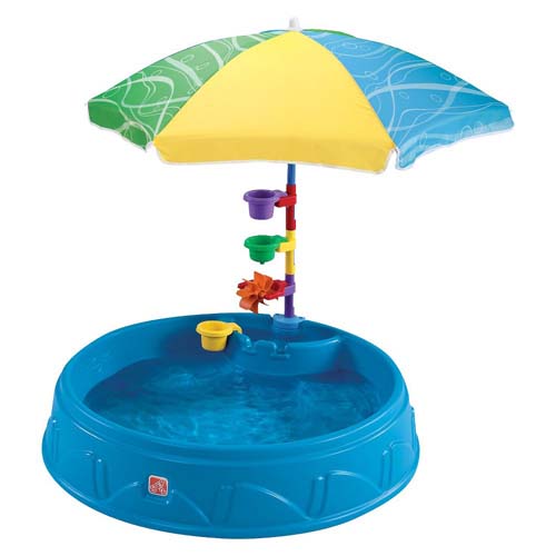 PLAY &SHADE POOL W/UMBRELLA