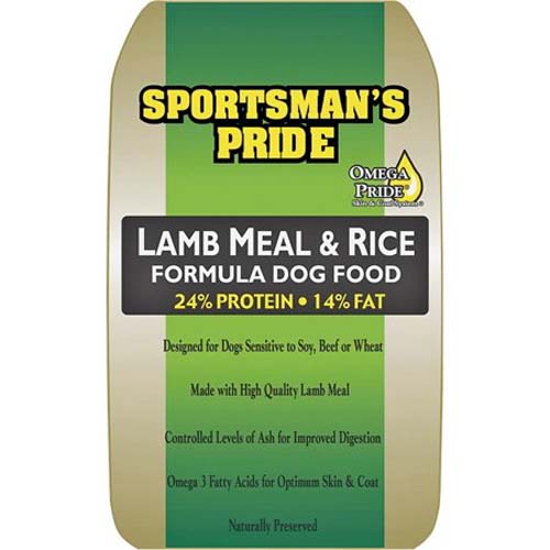 Sportsman's Pride 10058 Dog Food, Lamb, Rice, 33 lb Bag