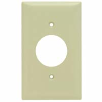 CW WALLPLATE REC SNG 1G IV