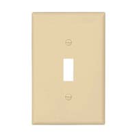 CW WALLPLATE 1G TOGGLE POLY IVY