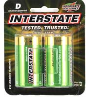 INTERSTATE BATTERY 2PK C CELL