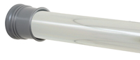 Zenna Home TwistTight 506S/505S Shower Rod, 1-1/4 in Dia Rod, Steel, Chrome
