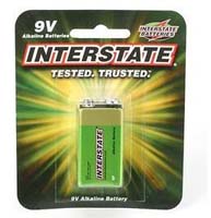 ALKALINE BATTERY 9V INTERSTATE