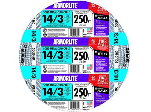WIRE 14-3 250FT MC CABLE