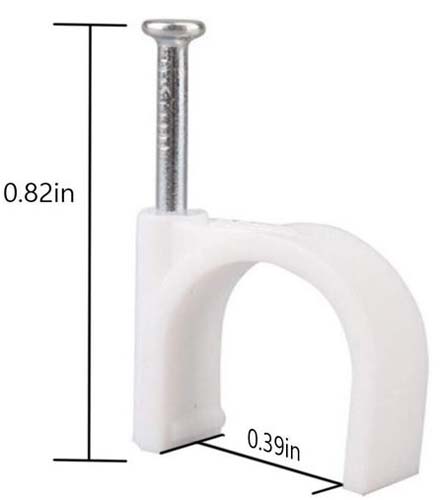 CABLE FASTENERS 5-6MM WHITE PLUS
