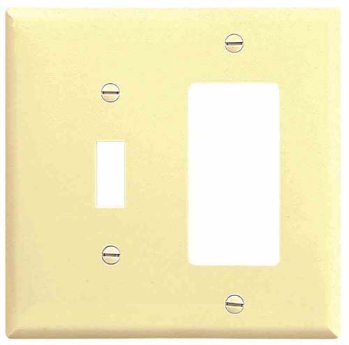 CW WALLPLATE SWITCH/DECOR 2G IV