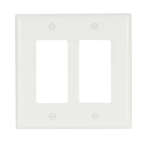 CW WALLPLATE 2G DECORATOR POLY