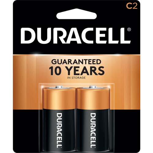 DURACELL COPPERTOP C-2PK CELL