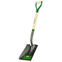 Landscapers Select Shovel, 30 In Wood D-Grip Handle, Lacquered Ash And