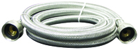Plumb Pak PP22816 Washing Machine Hose, 3/4 in FGH x FGH, Stainless Steel