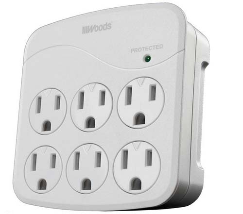 WOODS SURGE PROTECTOR 6 OUTLET /