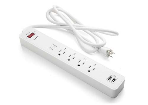 SURGE PROTECTOR USB 4OUTLET 118