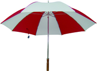 Diamondback Golf Umbrella, 29 In Dia, Nylon, Red/White