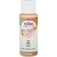 TESTORS CRAFT PAINT GOLD 2Z