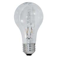 BULB HALOGEN EXCEL 53W CLEAR A19