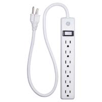 6 OUTLET POWERSTRIP 2' CORD