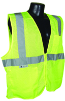 RADWEAR SV2ZGM-L Economical Safety Vest, Unisex Large - Green/Silver