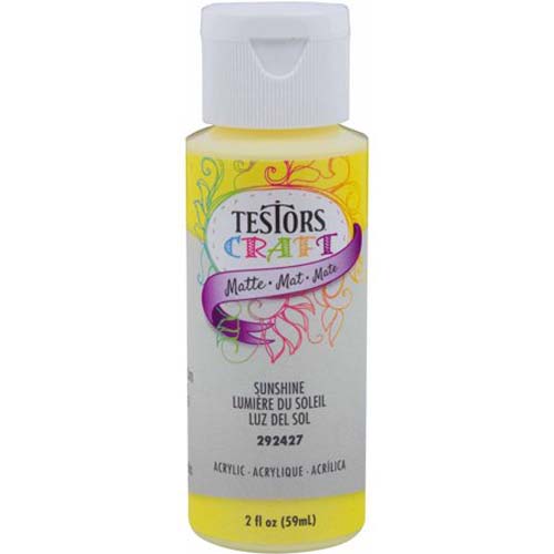 TESTORS CRAFT PAINT SUNSHINE 2OZ