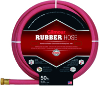 Gilmour 18-58050 Garden Hose, 50 ft L, Rubber