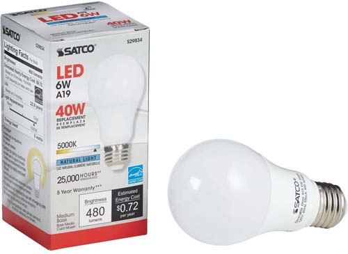 SATCO TUBE BULB 7W NATURAL ENERG