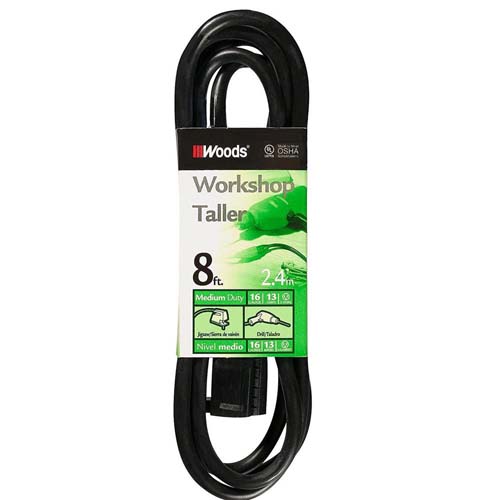 8FT LANDSCAPE CORD 16/3 SJTW