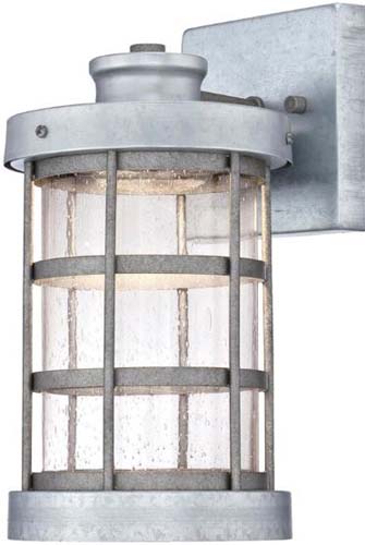 FIXTURE WALL LED GALV STL 12W