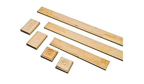 Waddell FCS27 Door Casing Set, 2-1/4 in W, Pine Wood