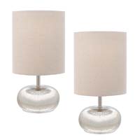 MERCURY GLASS ACCENT LAMPS