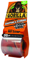 Gorilla 6045002 Tough and Wide Packaging Tape, 35 yd L, 2.83 in W, 3.4 mil