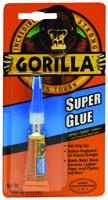 Gorilla 7900102 Super Glue, 3 g Tube