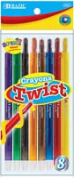 Bazic 8 Color Propelling Crayon