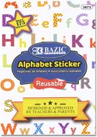 BAZIC Alphabet & Number Sticker Book