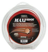 ARNOLD Maxi Edge WLM-195 Trimmer Line, 0.095 in Dia, Polymer, Orange