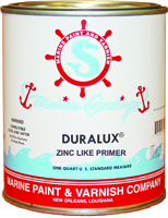 Duralux M739-4 Marine Primer, Yellow, Flat, 1 qt