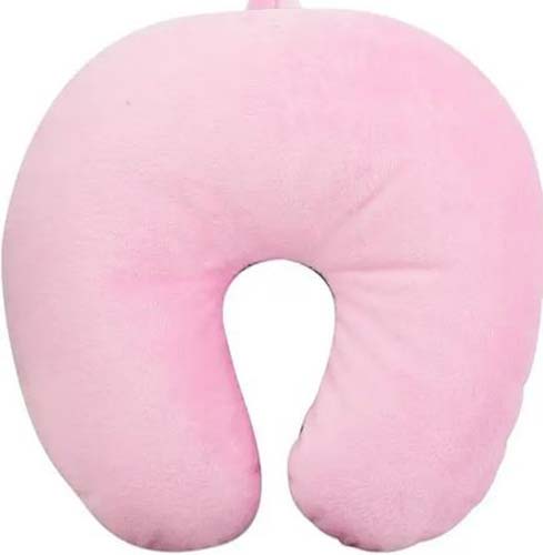 GG NECK PILLOW SPANDEX PINK