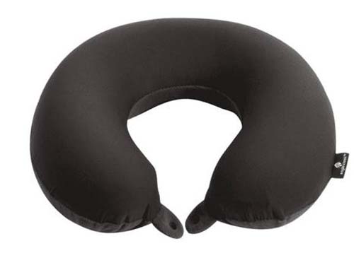 GG NECK PILLOW MEMORY FOAM BLK