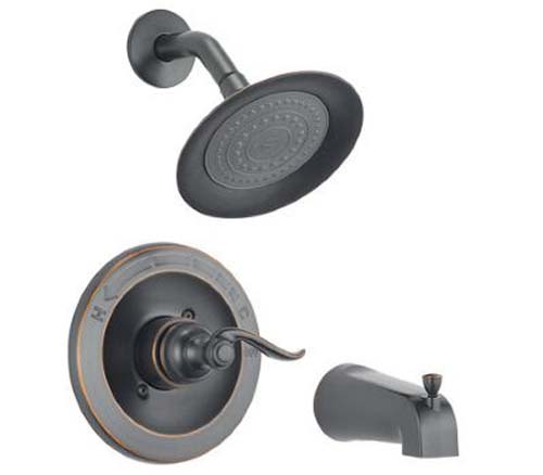 Delta Bronze Single Tub And Shower Faucet