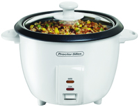 Proctor Silex 37533 Rice Cooker, 10 Cups Capacity, White