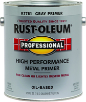 RUST-OLEUM PROFESSIONAL K7781402 Professional Rusty Metal Primer, Flat, Gray