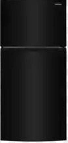 Frigidaire 15 Cu. Ft. Top Freezer Refrigerator | Black